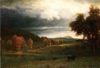 阿爾伯特 比爾施塔特 Autumn Landscape The Catskills